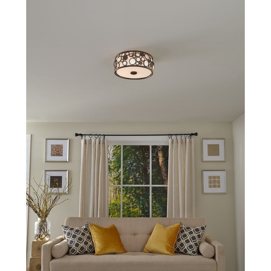 Ana Interiors LED Track Light Flush Mount Brushed Nickel - Exact Size