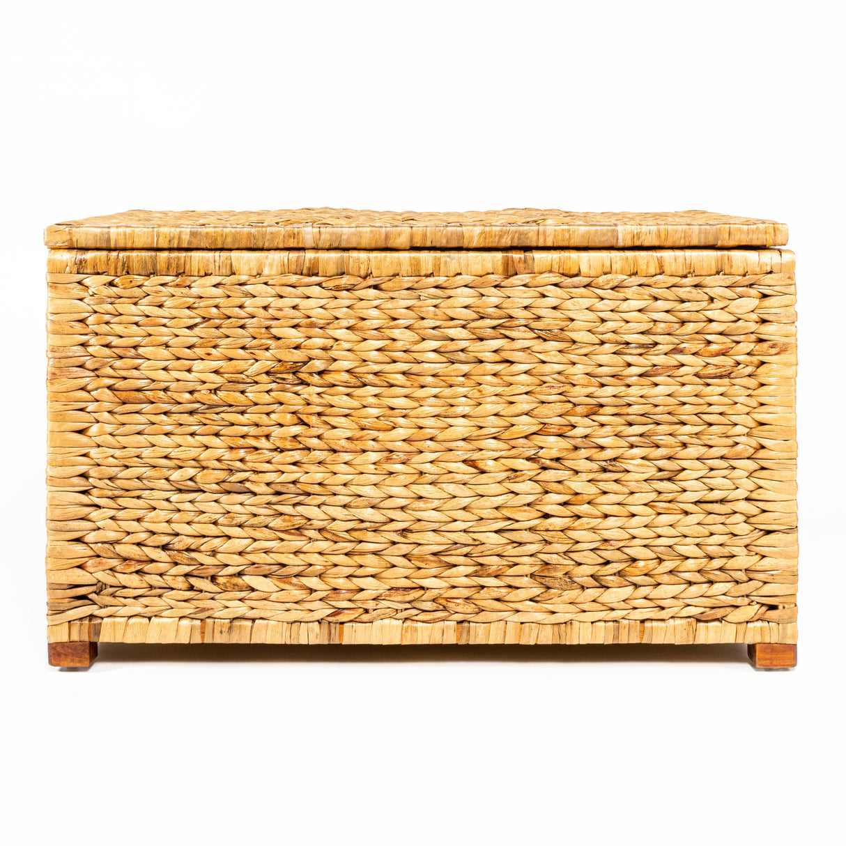 happimess Anada Wicker Weave 30" Storage Trunk, Natural