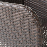 Anaya Outdoor Wicker Barstool (Set of 2) by Christopher Knight Home - N/A