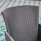 Anaya Outdoor Wicker Dining Chair (Set of 2) by Christopher Knight Home - N/A