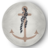Anchor and Rope Nautical Indoor/Outdoor Rug
