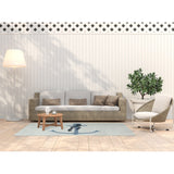 Anchor and Rope Nautical Indoor/Outdoor Rug