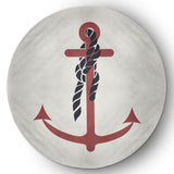 Anchor and Rope Nautical Indoor/Outdoor Rug