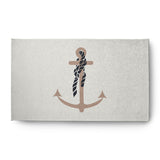 Anchor and Rope Nautical Indoor/Outdoor Rug