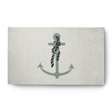 Anchor and Rope Nautical Indoor/Outdoor Rug