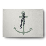 Anchor and Rope Nautical Indoor/Outdoor Rug