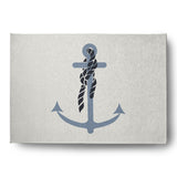 Anchor and Rope Nautical Indoor/Outdoor Rug