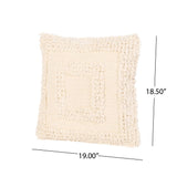 Ancona Boho Cotton Throw Pillow by Christopher Knight Home