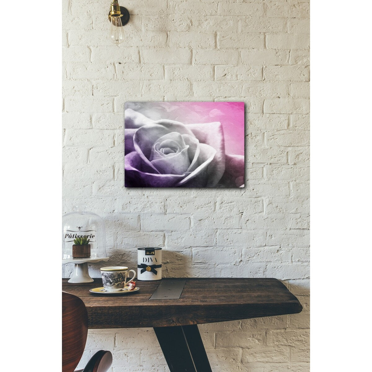 And Look At That Rose 20x16 Gallery Wrapped Stretched Canvas