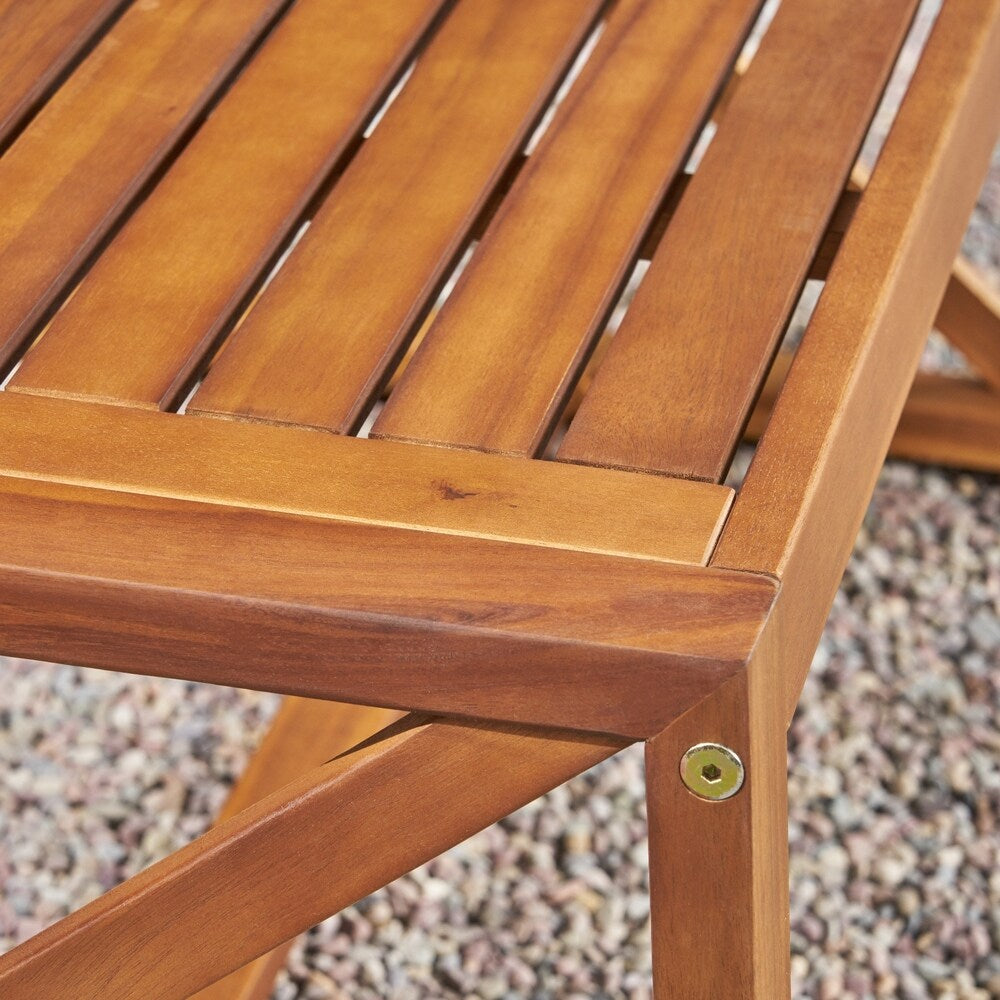 Andora 4-piece Acacia Wood Chat Set by Christopher Knight Home