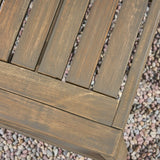 Andora Outdoor Cushioned Acacia Loveseat w/ Coffee Table by Christopher Knight Home