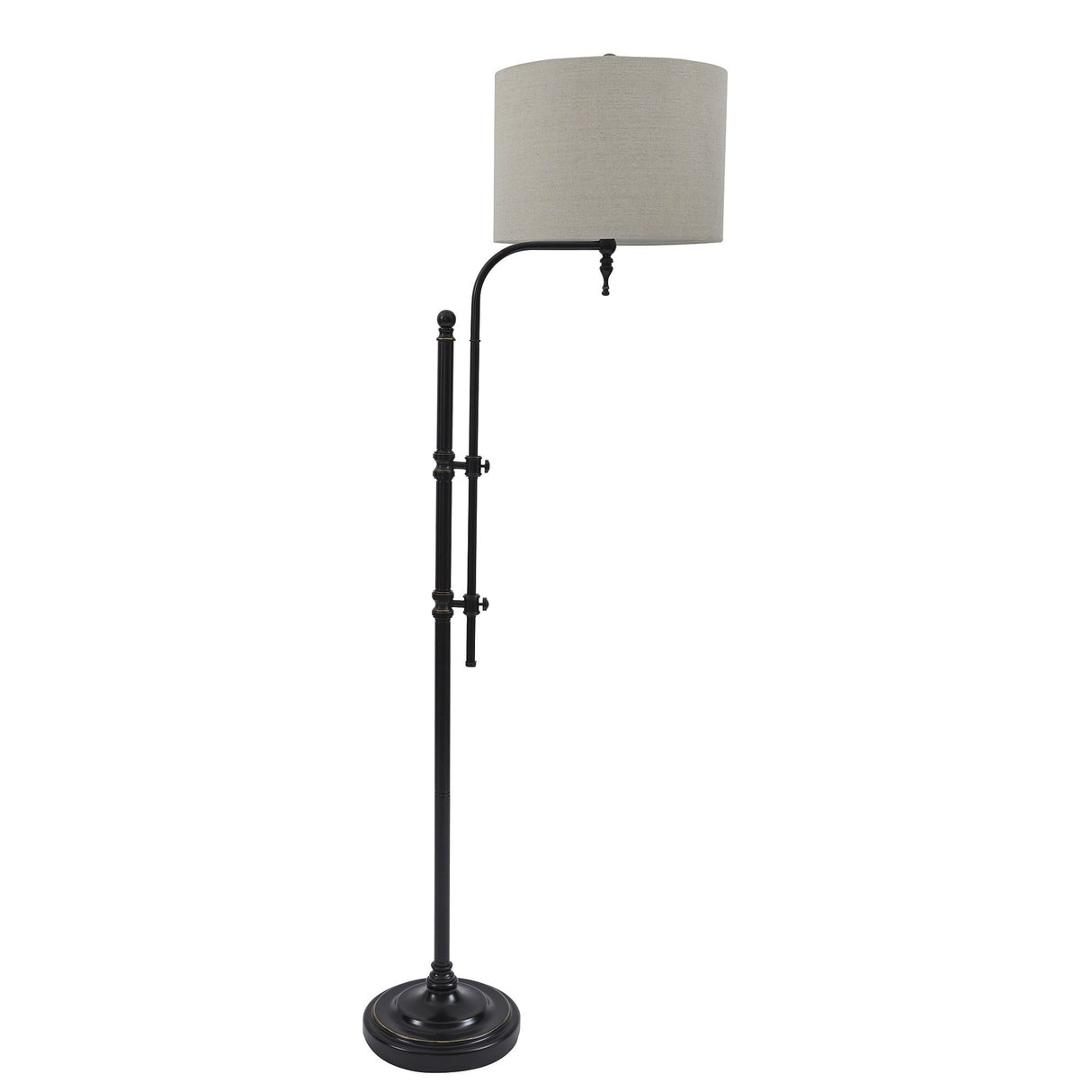 Anemoon Black 65 Inch Floor Lamp - 14" W x 20.75" D x 65.25" H