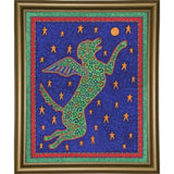 Angel Dog-WILBAS105411 Framed Print 19"x15.5" by Willow Bascom
