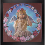 Angel Of Roses-TRIREI79294 Framed Print 23.75"x23" by Tricia Reilly-Matthews