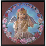 Angel Of Roses-TRIREI79294 Framed Print 23.75"x23" by Tricia Reilly-Matthews