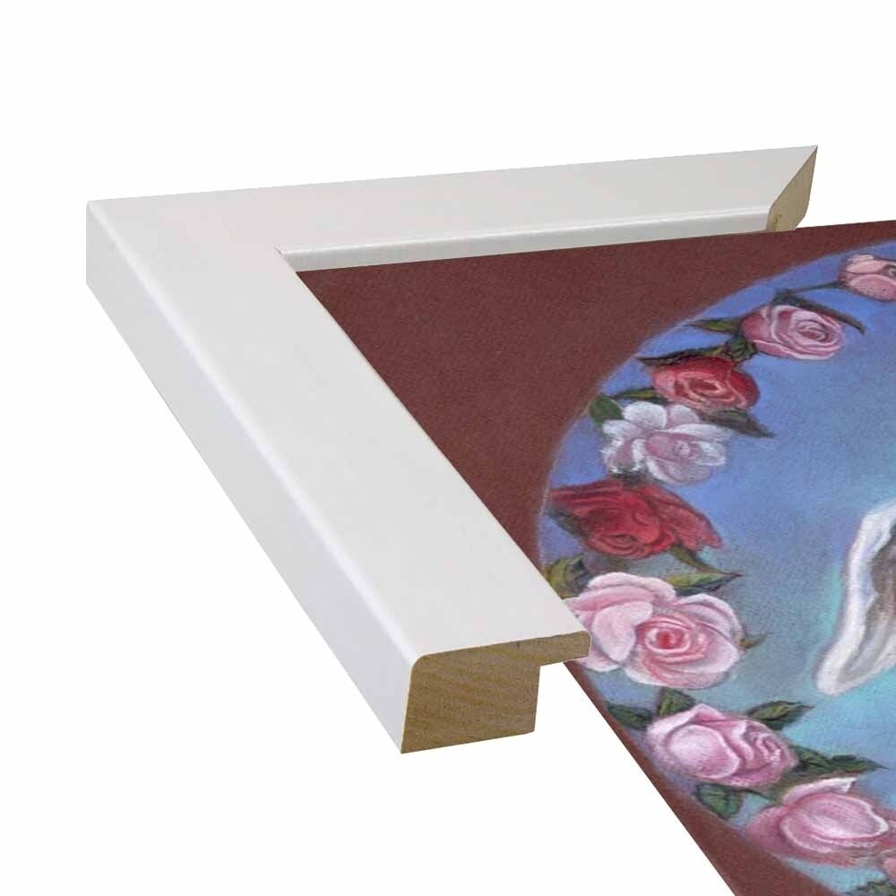 Angel Of Roses-TRIREI79294 Framed Print 23.75"x23" by Tricia Reilly-Matthews