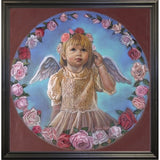 Angel Of Roses-TRIREI79294 Framed Print 23.75"x23" by Tricia Reilly-Matthews