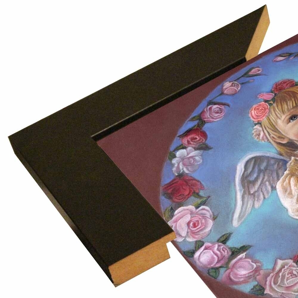 Angel Of Roses-TRIREI79294 Framed Print 23.75"x23" by Tricia Reilly-Matthews