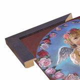 Angel Of Roses-TRIREI79294 Framed Print 23.75"x23" by Tricia Reilly-Matthews