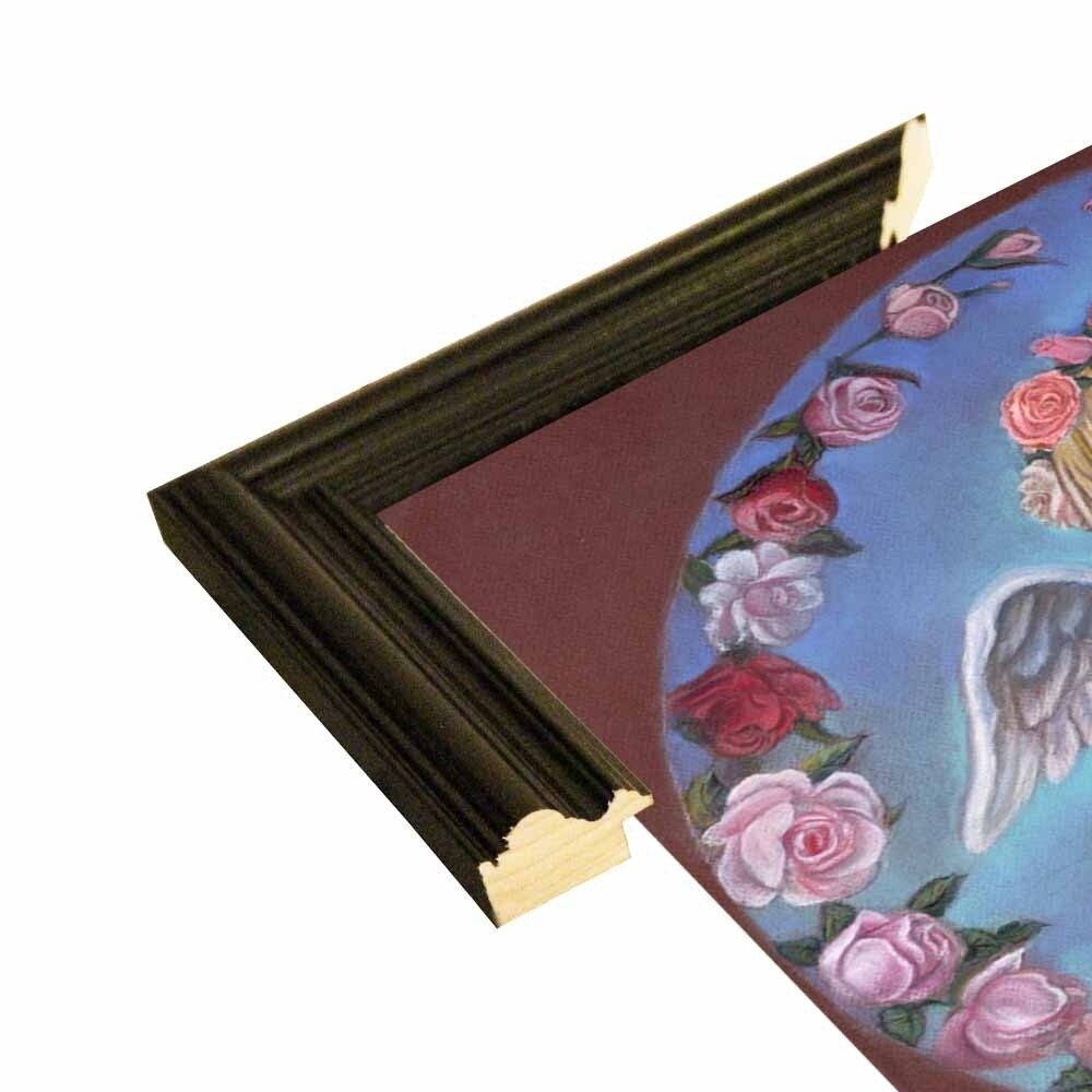 Angel Of Roses-TRIREI79294 Framed Print 23.75"x23" by Tricia Reilly-Matthews