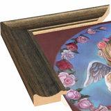 Angel Of Roses-TRIREI79294 Framed Print 23.75"x23" by Tricia Reilly-Matthews
