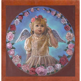 Angel Of Roses-TRIREI79294 Framed Print 23.75"x23" by Tricia Reilly-Matthews