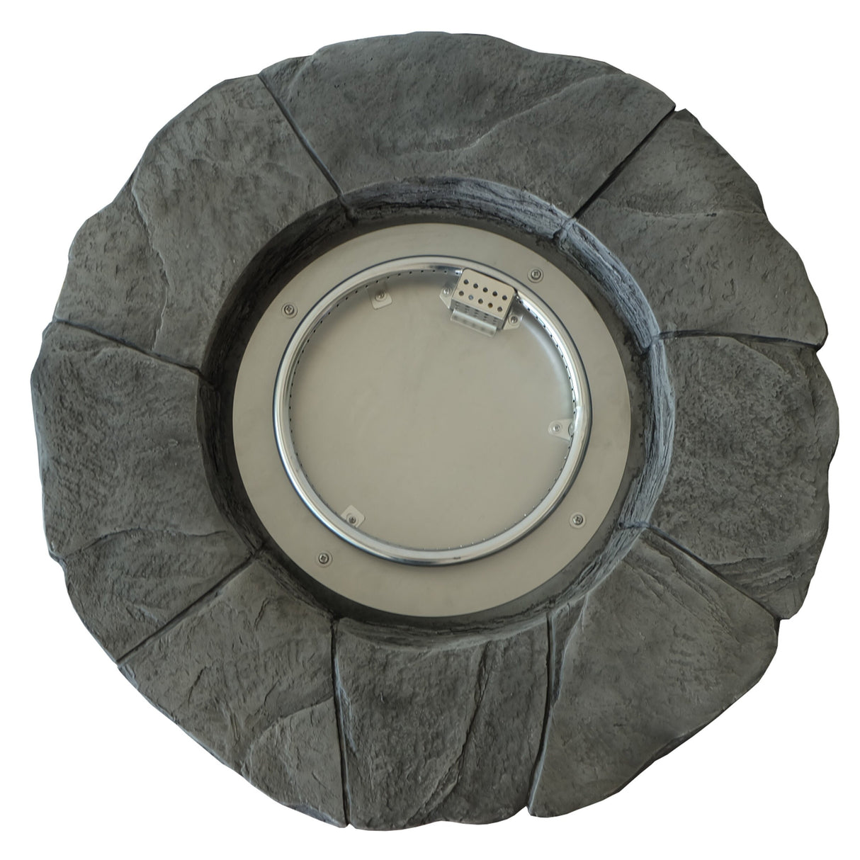 Angeles Grey Outdoor Circular Fire Pit by Christopher Knight Home - N/A