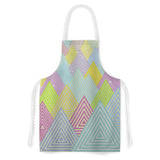 Angelo Cerantola 'Pastel Mountains' Multicolor Pastel Artistic Apron