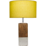 Anger Natural Finish Wood Base Table Lamp