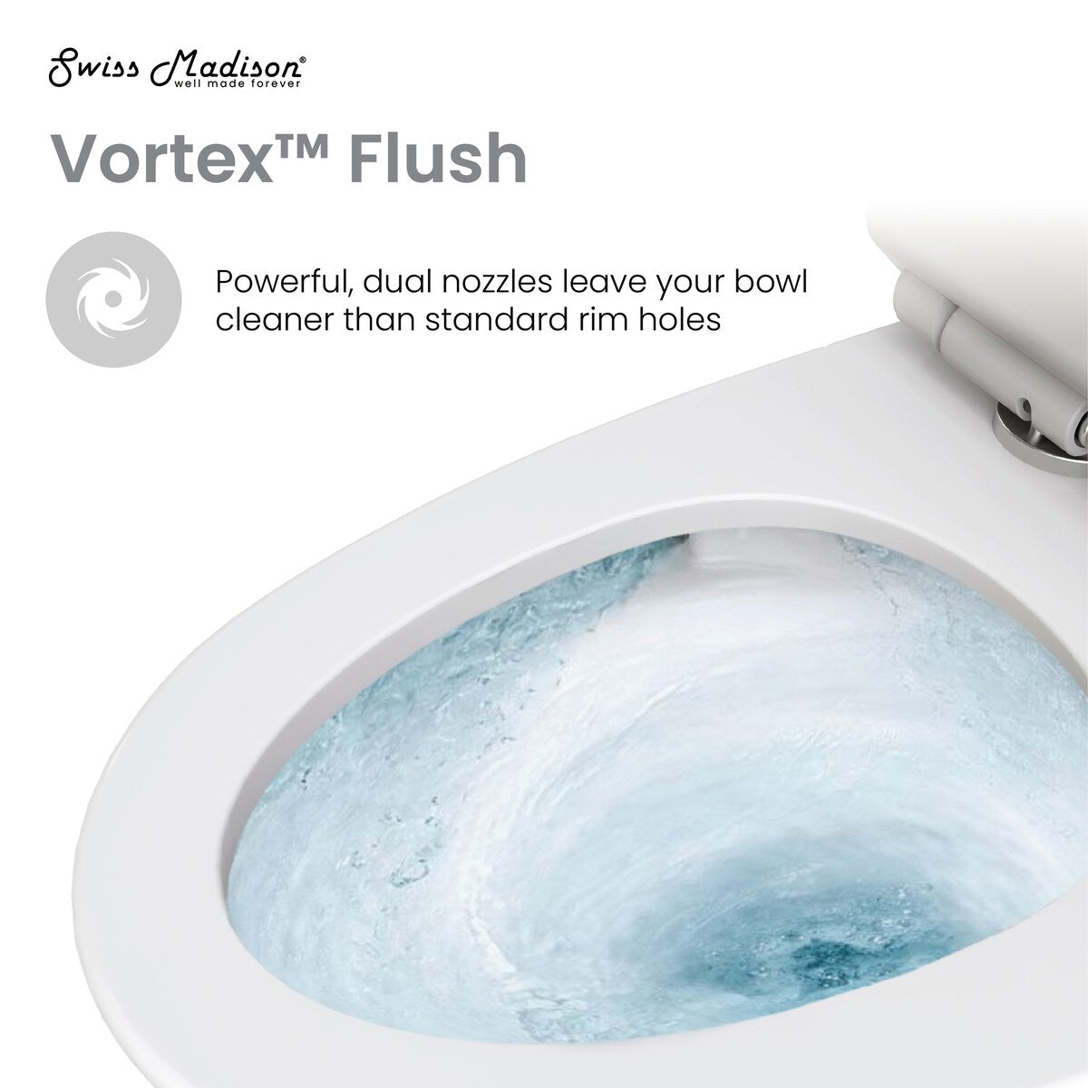 Angers One Piece Elongated Toilet Dual Vortex Flush 1.1/1.6 Gpf With 10" Rough In - 27" x 15.15" 31.2"