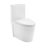 Angers One Piece Elongated Toilet Dual Vortex Flush 1.1/1.6 Gpf With 10" Rough In - 27" x 15.15" 31.2"