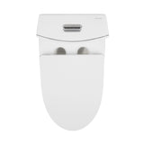 Angers One Piece Elongated Toilet Dual Vortex Flush 1.1/1.6 Gpf With 10" Rough In - 27" x 15.15" 31.2"