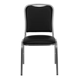 Angled Back Stacking Banquet Chair in Vinyl