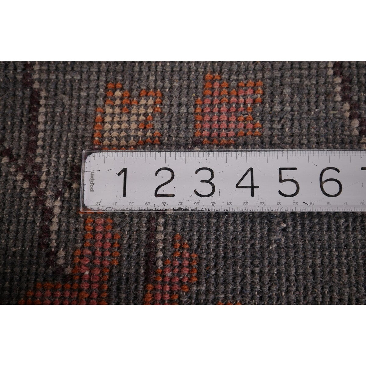 Animals Design Gray Ziegler Indian Area Rug Handmade Wool Carpet - 7'9"x 9'9"