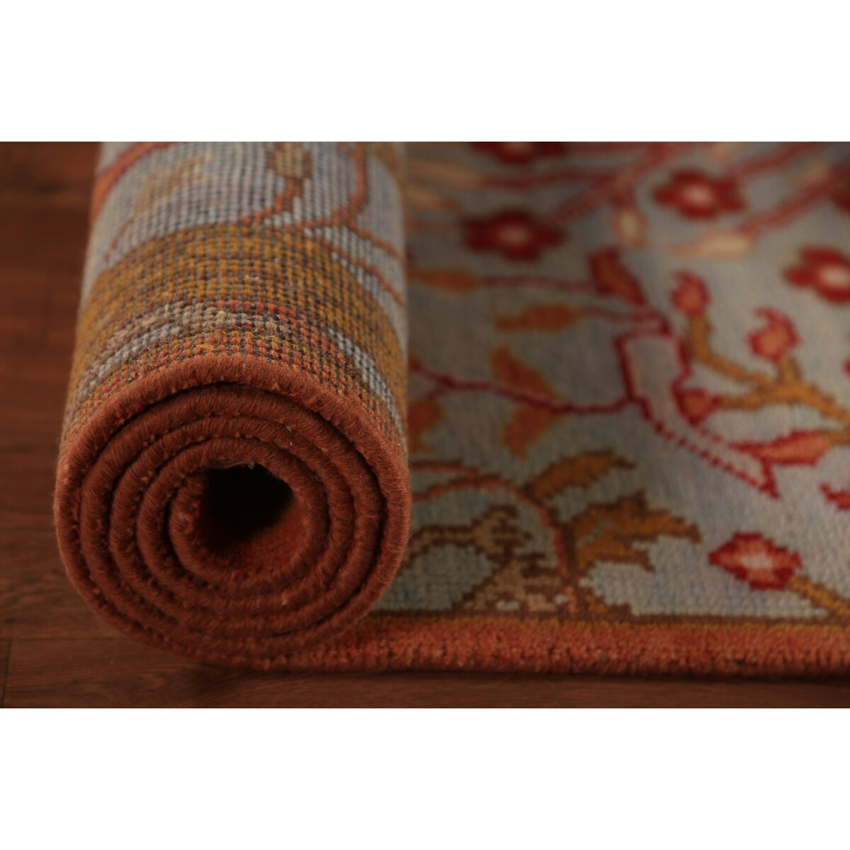 Animals Design Ziegler Indian Runner Rug Handmade Wool Carpet - 2'6"x 8'1"