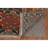 Animals Hunting Design Ziegler Area Rug Handmade Wool Carpet - 7'11" x 9'11"