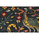 Animals Pictorial Ziegler Oriental Foyer Rug Hand-Knotted Wool Carpet - 2'11" x 5'0"