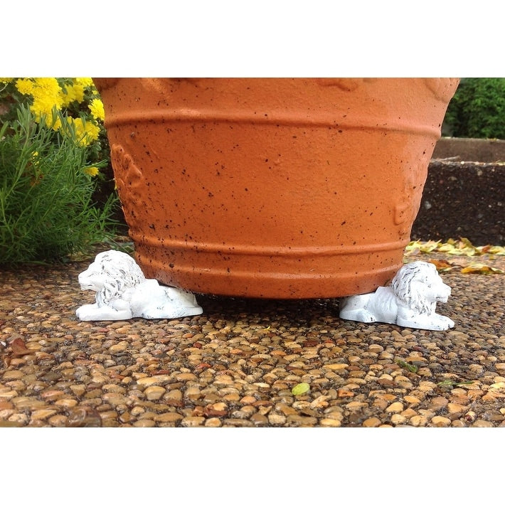 Animated Poly Resin Lion Shaped Pot Feet/Planter Risers