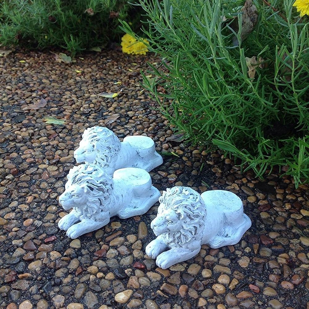 Animated Poly Resin Lion Shaped Pot Feet/Planter Risers