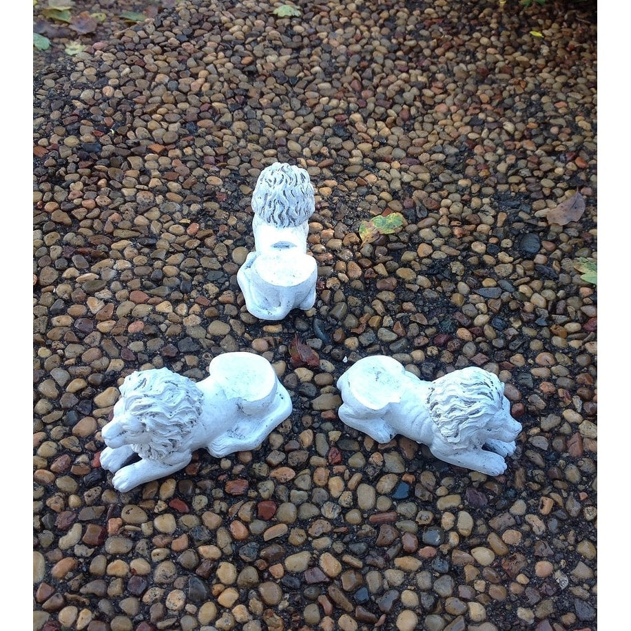 Animated Poly Resin Lion Shaped Pot Feet/Planter Risers