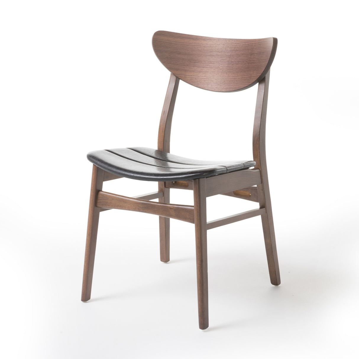 Anise Faux Leather and Rubberwood Dining Chair (Set of 2) by Christopher Knight Home