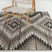 Anita Modern Aztec Trellis Pattern Indoor/ Outdoor Area Rug