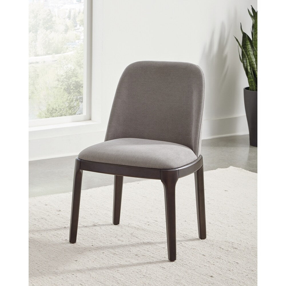 Pair grey dining chairs discount