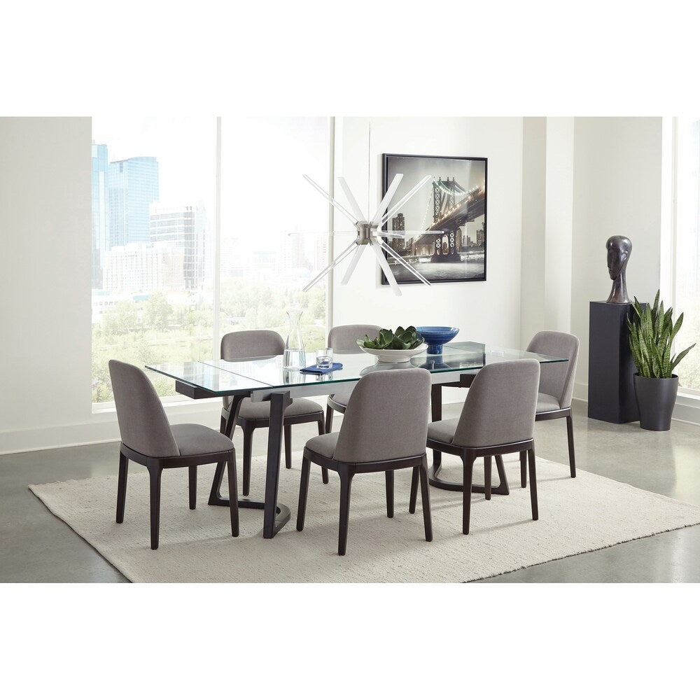 Annapolis Espresso and Grey Dining Chairs (Set of 2)