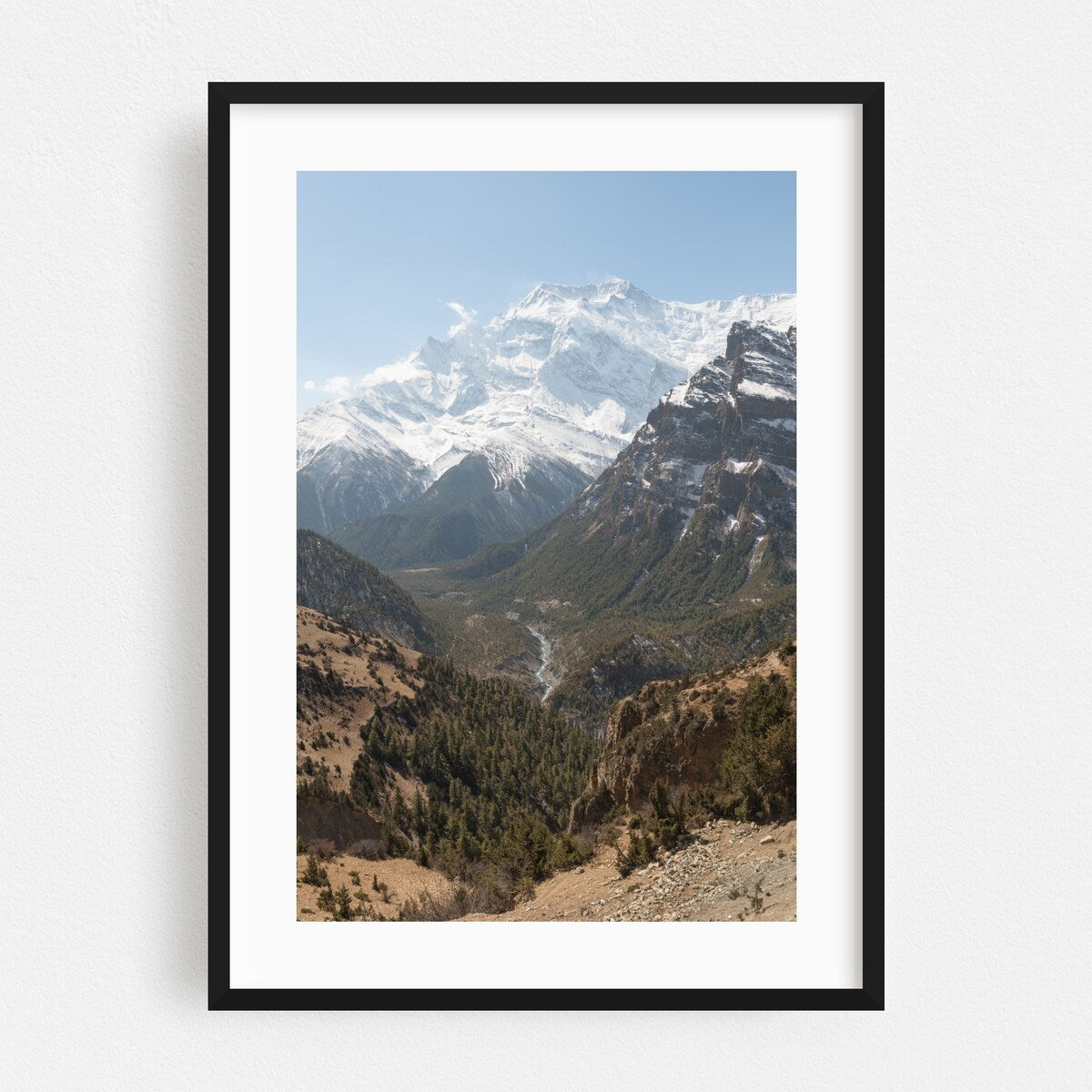 Annapurna Circuit Trek Gandaki Nepal Photography Art Print/Poster
