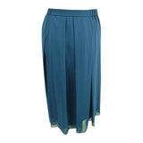 Anne Klein Women's Plus Size Pleated Midi Skirt