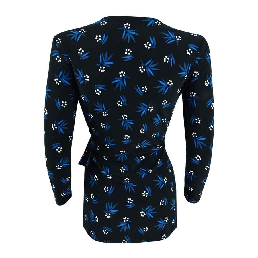 Anne Klein Women's Printed Tie-Waist Top