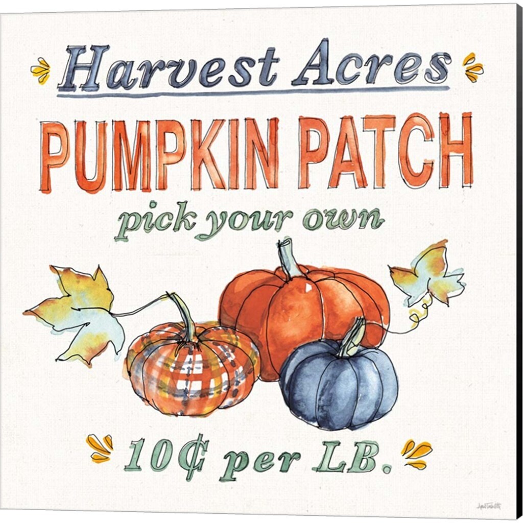 Anne Tavoletti 'Fall Flair A' Canvas Art (Set of 2)