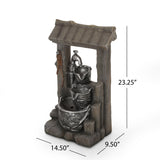 Annecy Outdoor Tier Bucket Fountain Outdoor 3 by Christopher Knight Home