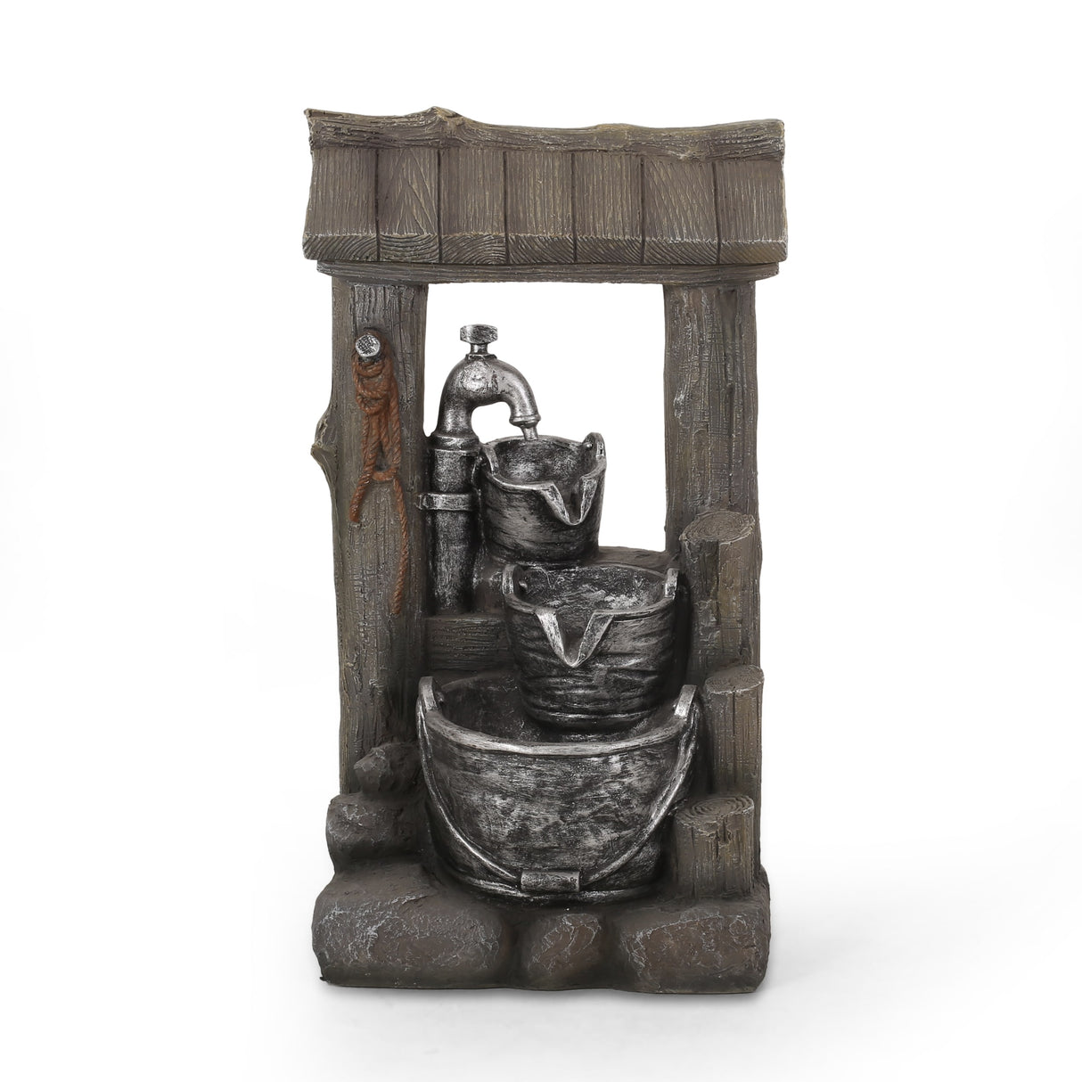 Annecy Outdoor Tier Bucket Fountain Outdoor 3 by Christopher Knight Home